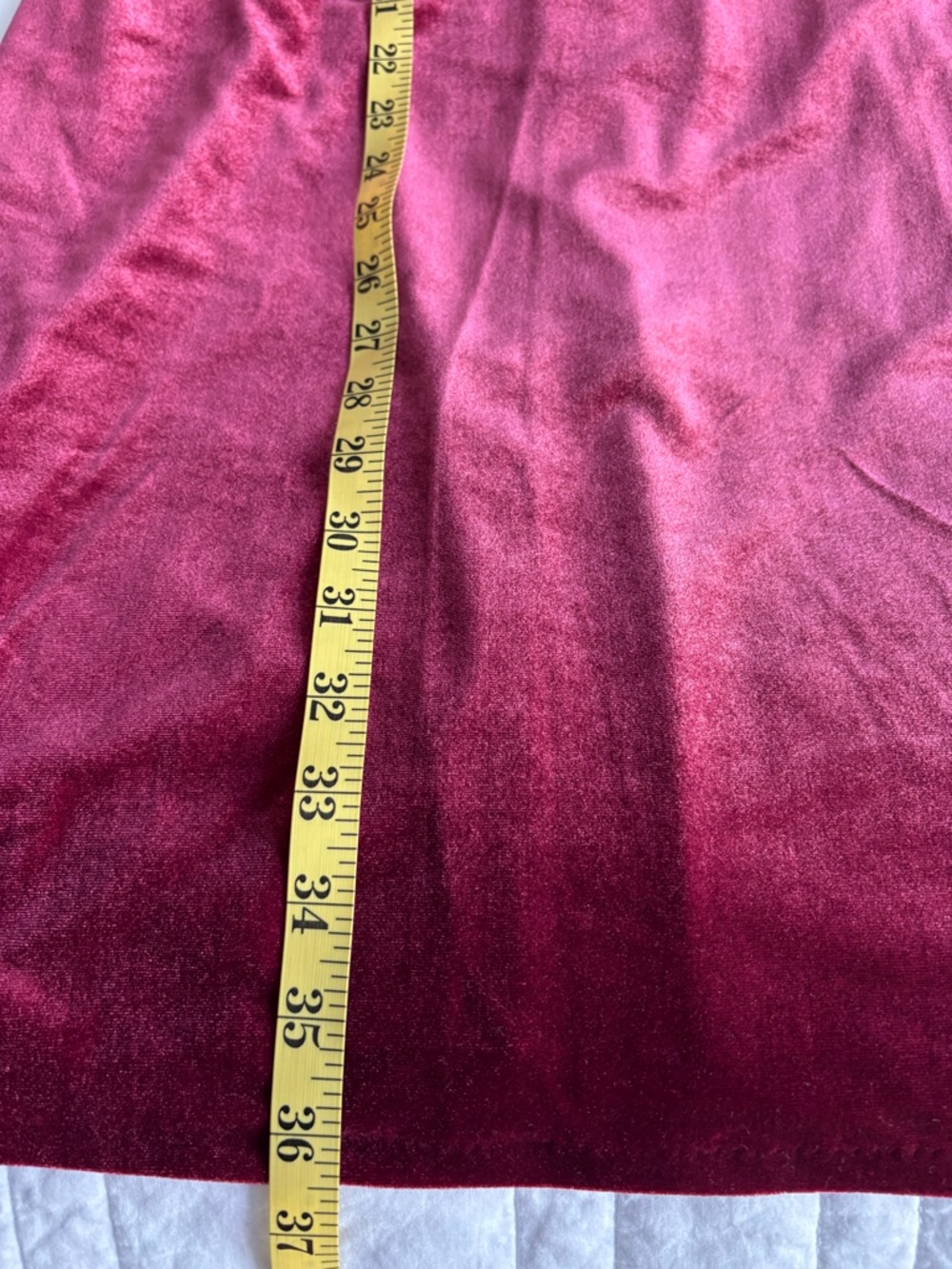 NWT WHBM Red Velvet Sheath Dress, Size 6 - Picture 6 of 8